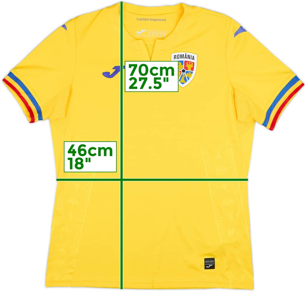2023-24 Romania Home Shirt - 8/10 - (M)