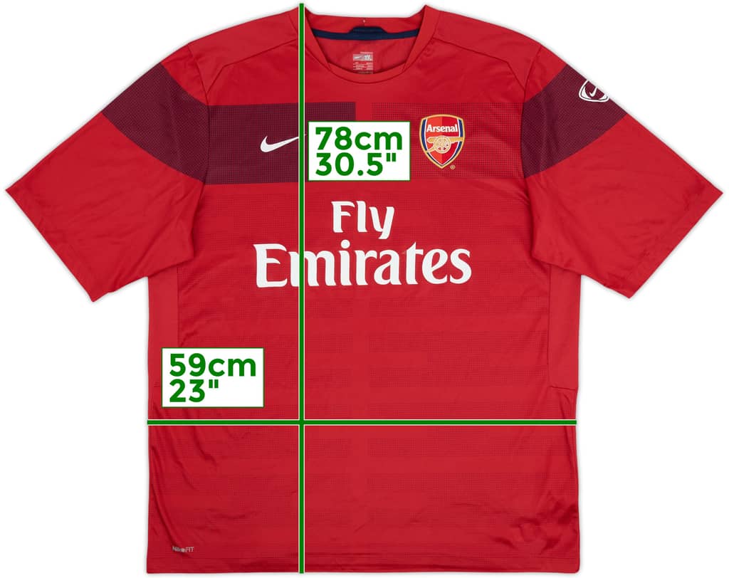 2009-10 Arsenal Nike Training Shirt - 6/10 - (XL)