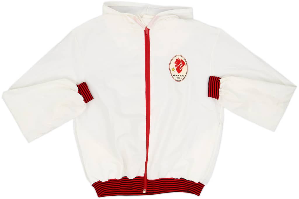 1990s AC Milan Hooded Track Jacket - 8/10 - (XL)