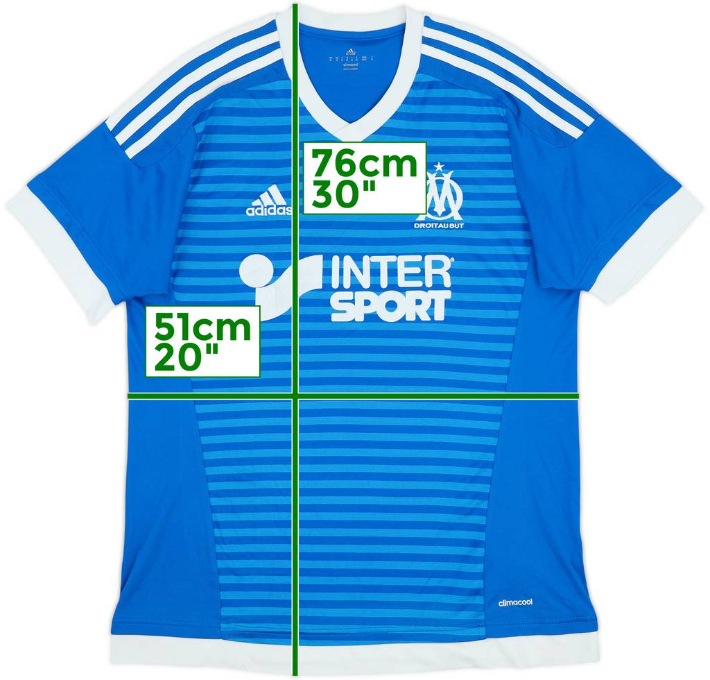 2015-16 Olympique Marseille Third Shirt - 6/10 - (M)