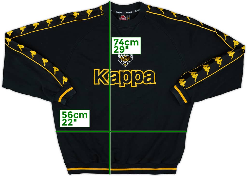1997-98 HC Lugano Kappa Sweat Top - 9/10 - (XL)
