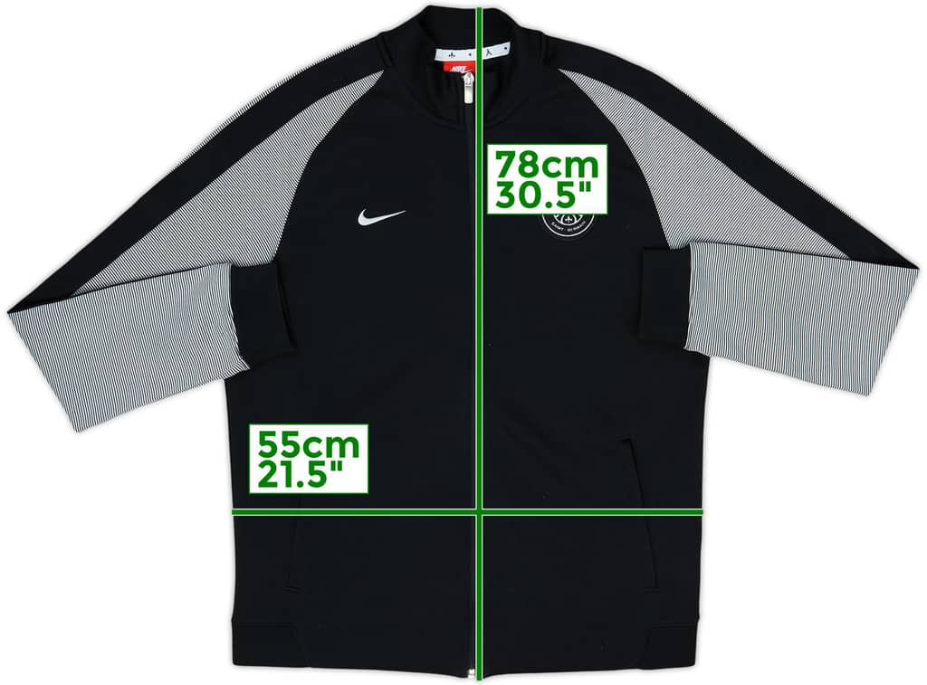 2016-17 Paris Saint-Germain Nike Track Jacket - 8/10 - (L)