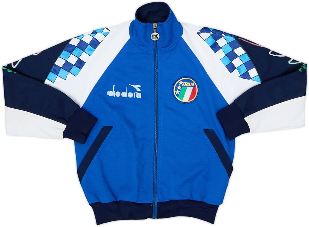 1990 Italy Diadora Track Jacket - 6/10 - (M.Boys)