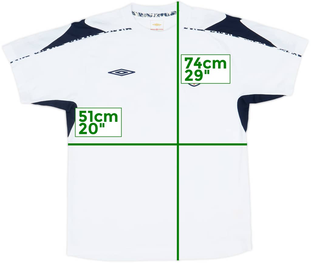 2004-06 England Umbro Training Shirt - 10/10 - (M)