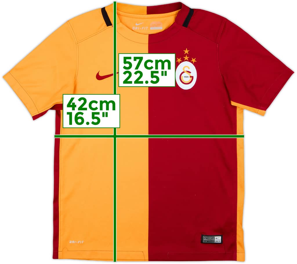 2015-16 Galatasaray Home Shirt - 8/10 - (M.Boys)