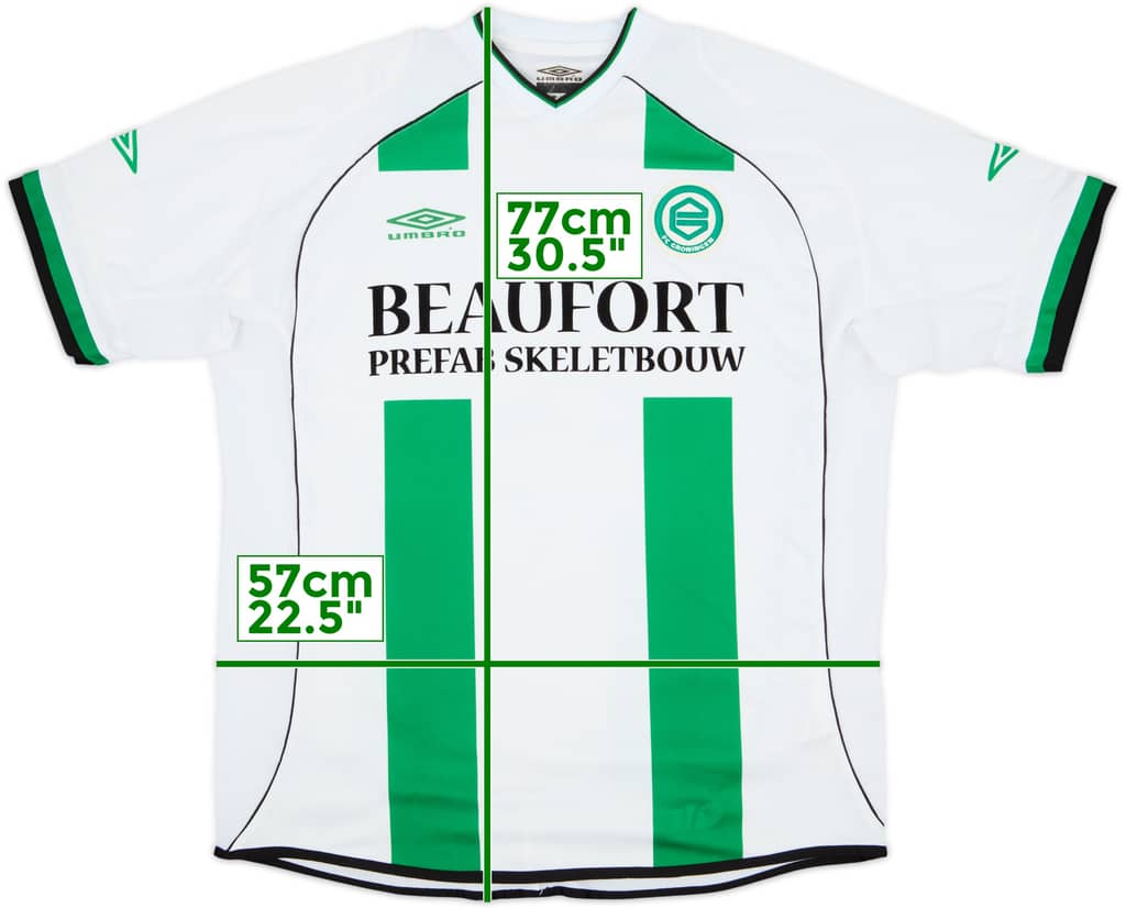 2002-03 Groningen Home Shirt - 8/10 - (XL)