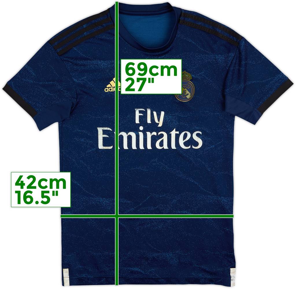 2019-20 Real Madrid Away Shirt - 5/10 - (S)