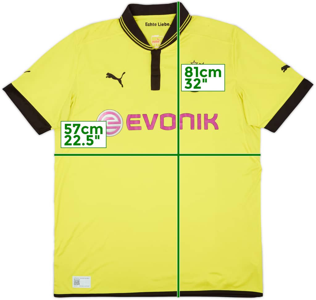 2012-13 Borussia Dortmund Home Shirt - 5/10 - (XL)