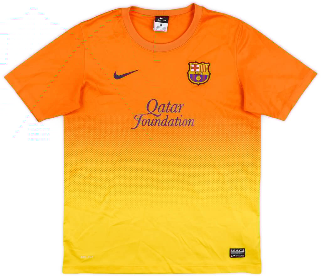 2012-13 Barcelona Basic Away Shirt - 8/10 - (XL.Boys)
