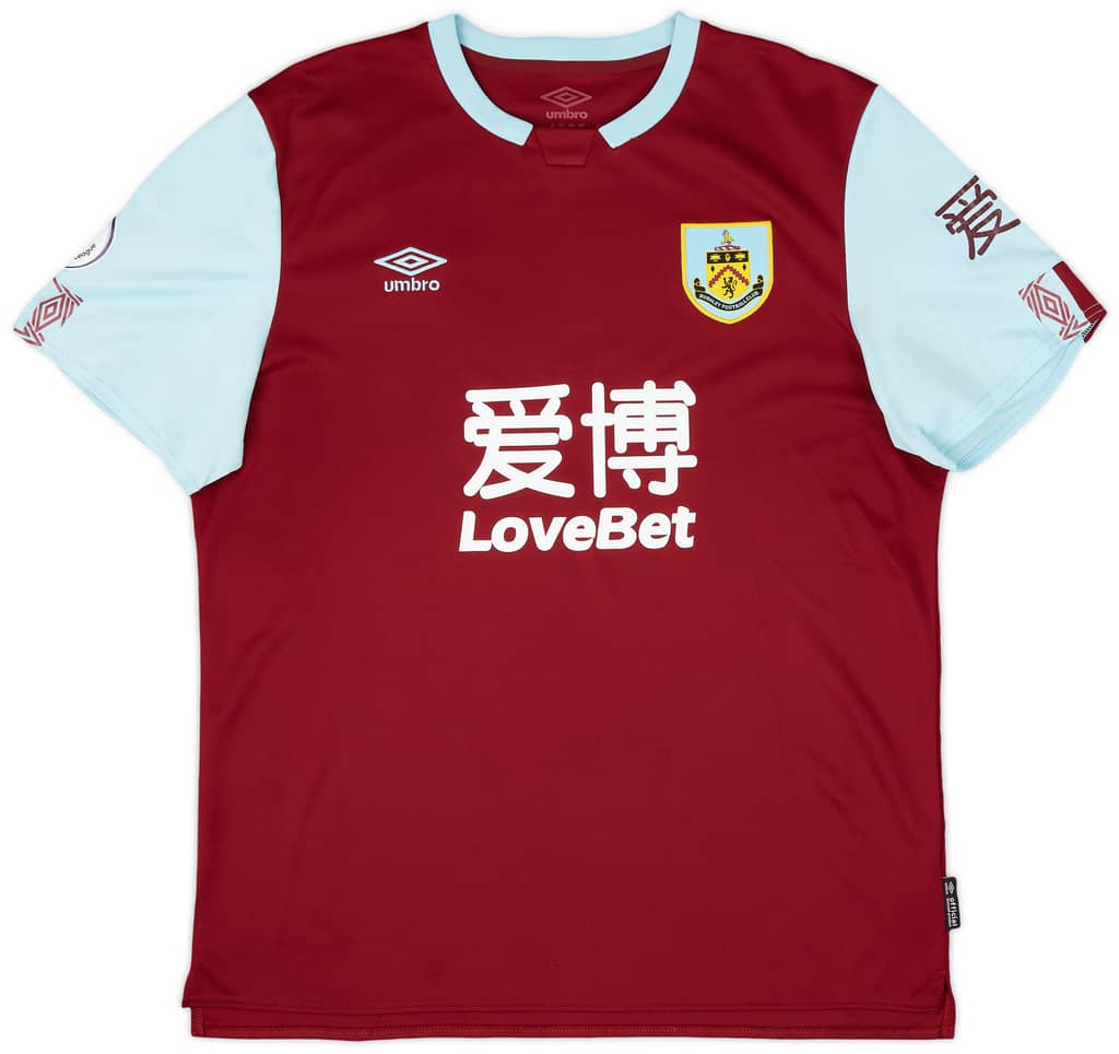 2019-20 Burnley Home Shirt Mee #6 - 9/10 - (XL)