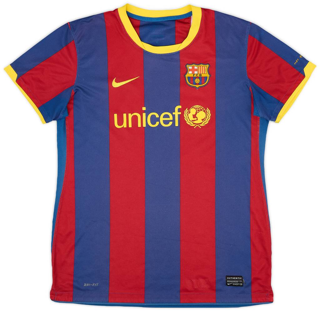 2010-11 Barcelona Home Shirt - 6/10 - (XL.Boys)
