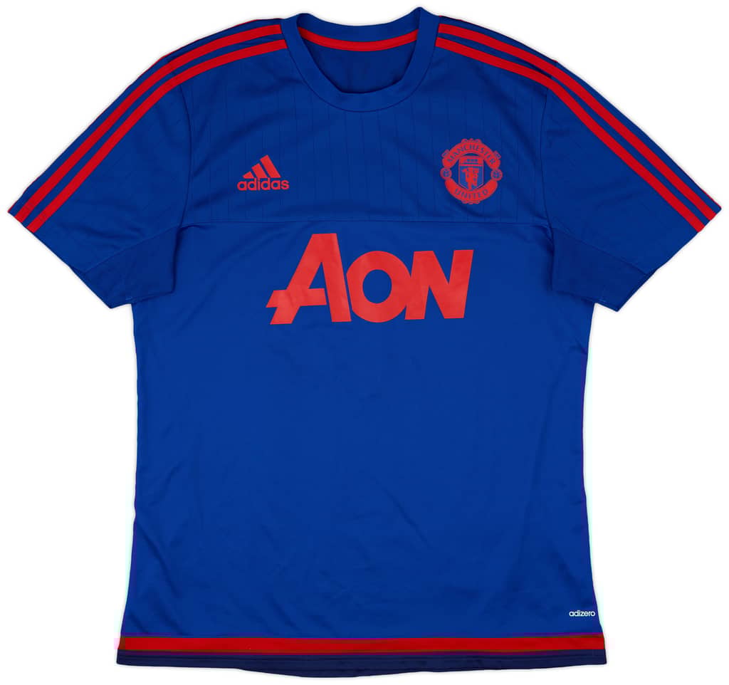 2015-16 Manchester United adidas Training Shirt - 10/10 - (L)