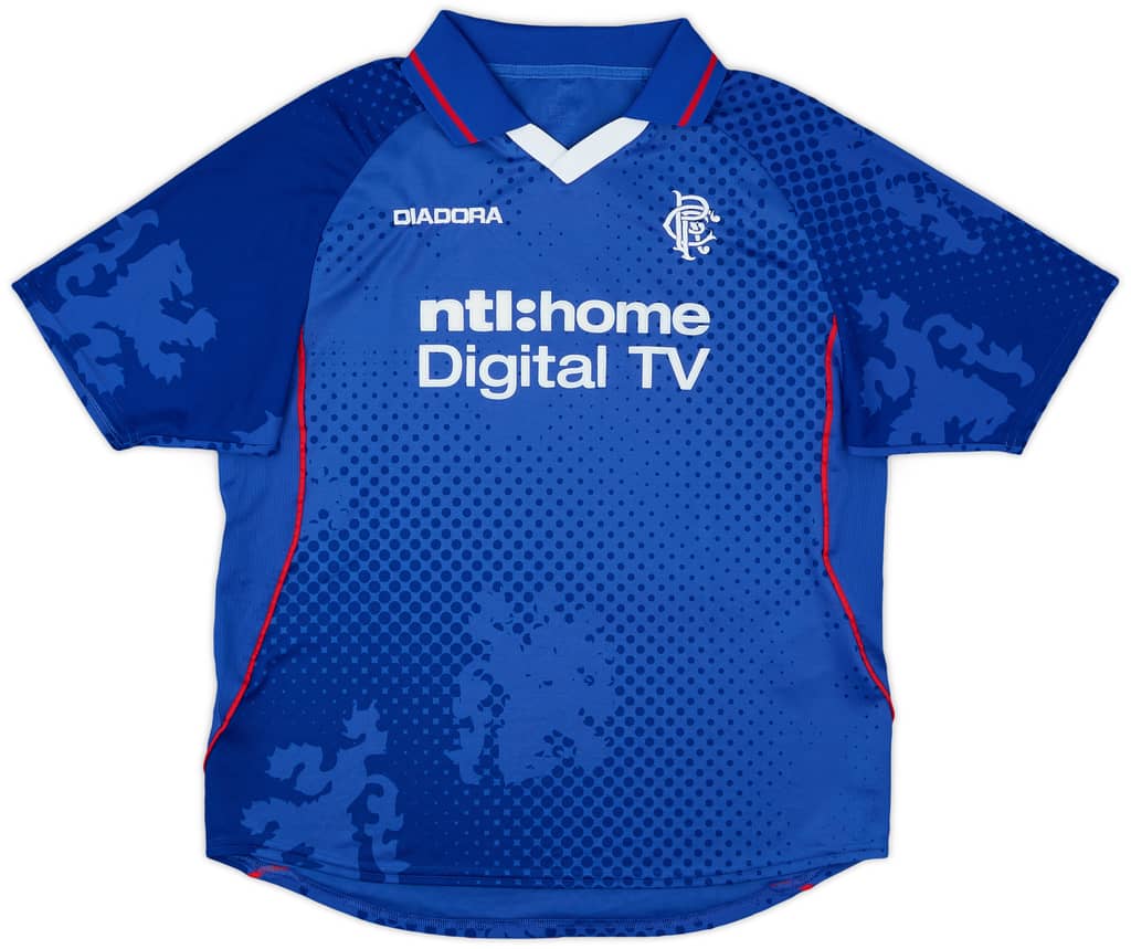 2002-03 Rangers Home Shirt - 8/10 - (L)