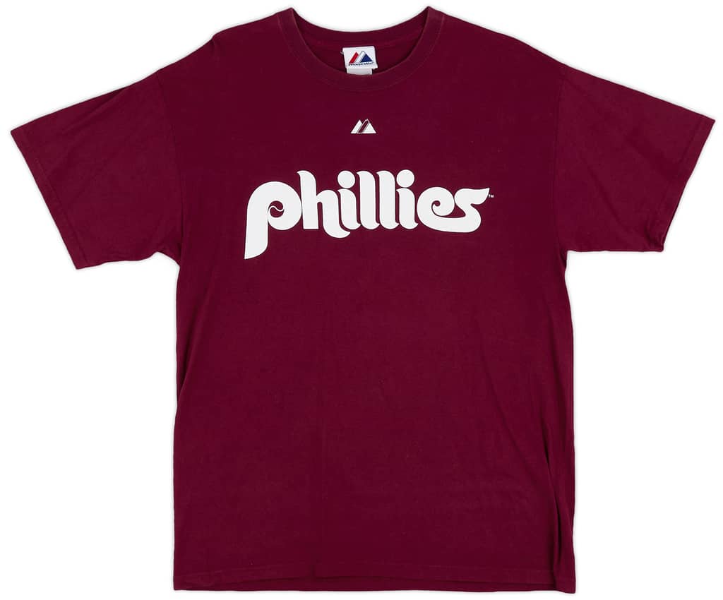 2009 Philadelphia Phillies Utley #26 Majestic Tee - 6/10 - (L)
