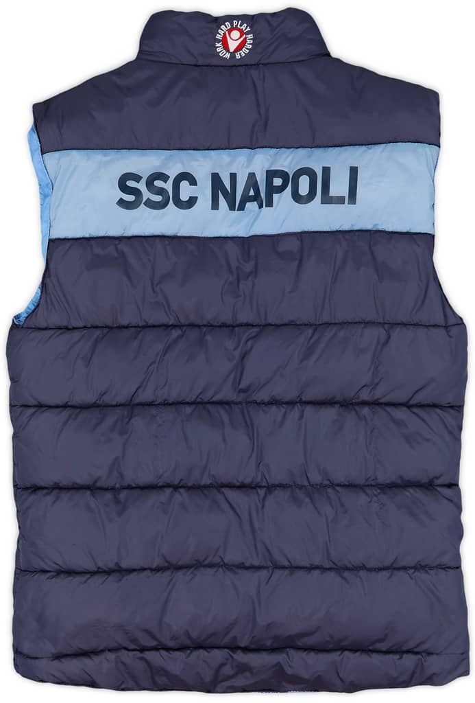 2014-15 Napoli Macron Padded Gilet - 8/10 - (XL.Boys)