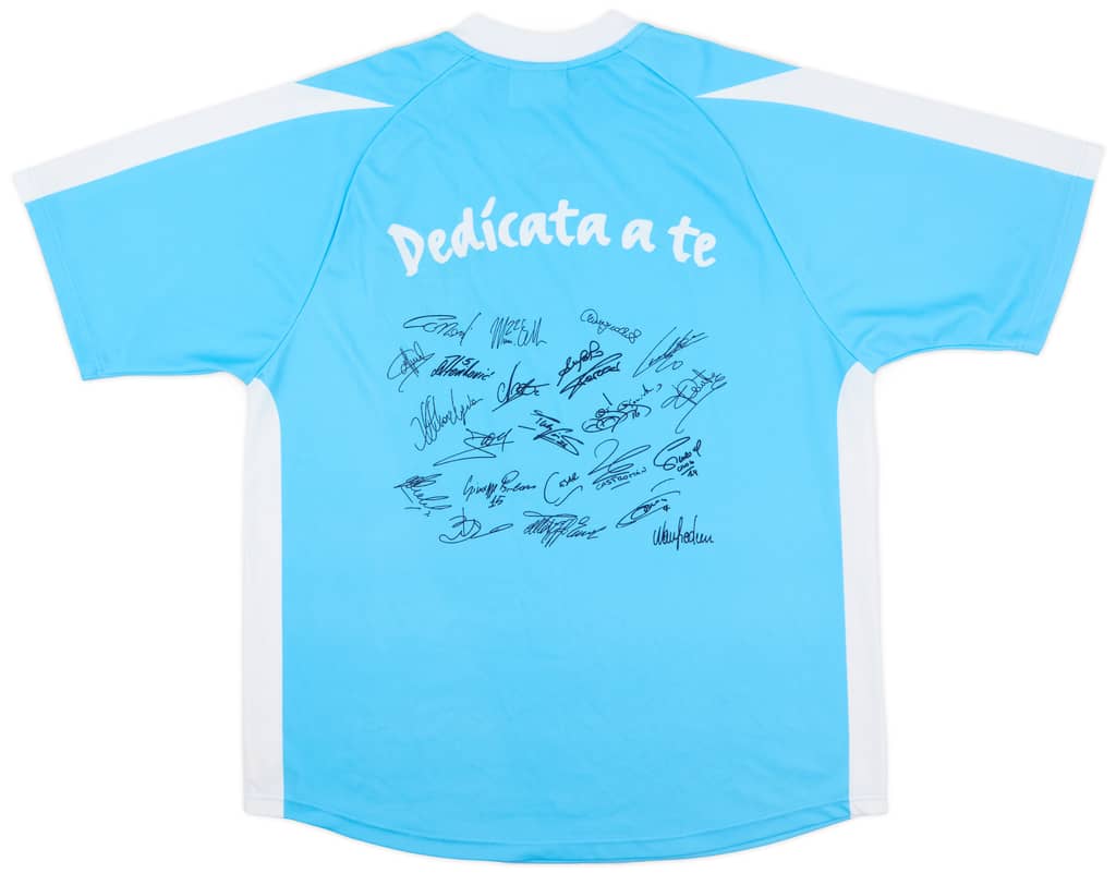 2003-04 Lazio 'Signed' Basic Home Shirt - 8/10 - (M)