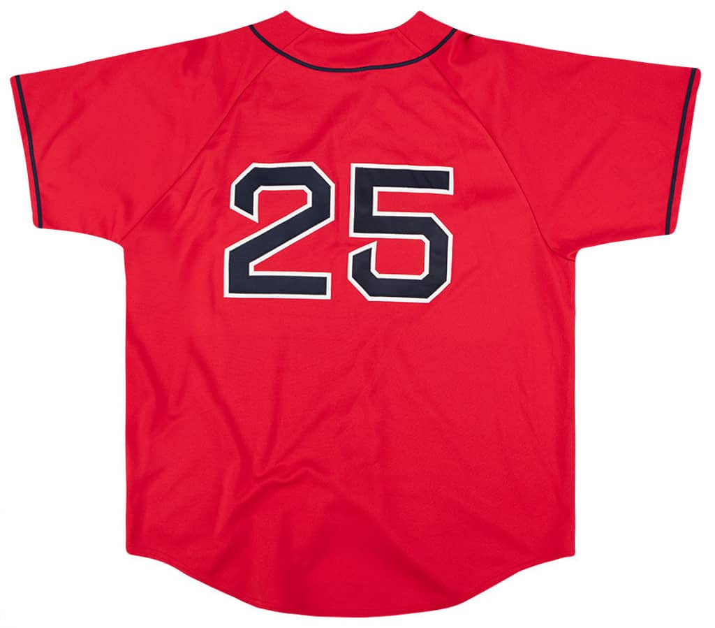2006-08 Boston Red Sox Lowell #25 Majestic Jersey (Alternate) XL