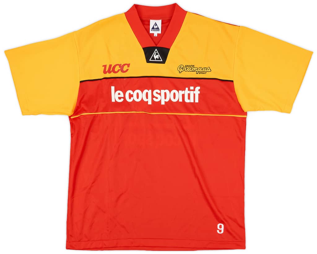 1998 Nagoya Grampus Eight Player Issue Le Coq Sportif Training Shirt #9 - 8/10 - (XXL)