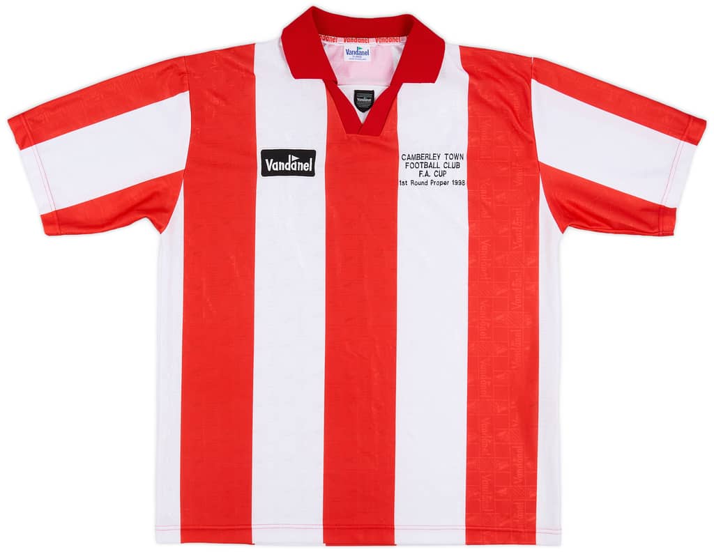 1998 Camberley Town 'FA Cup' Home Shirt - 8/10 - (XL)