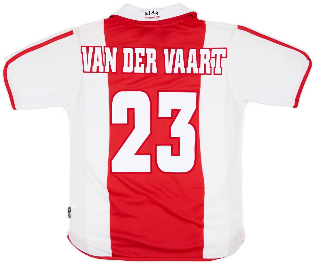 2000-01 Ajax Centenary Home Shirt Van Der Vaart #23 - 9/10 - (M)