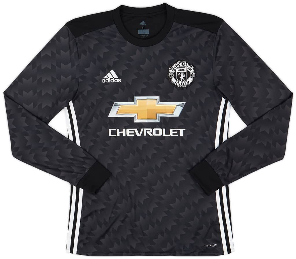2017-18 Manchester United Away L/S Shirt Mata #8 - 10/10 - (S)