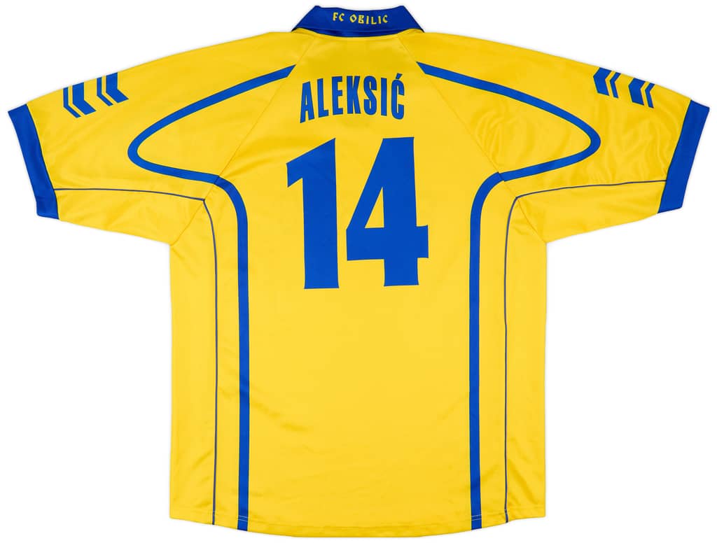 2001-02 FK Obilic Home Shirt Aleksic #14 - 9/10 - (XL)