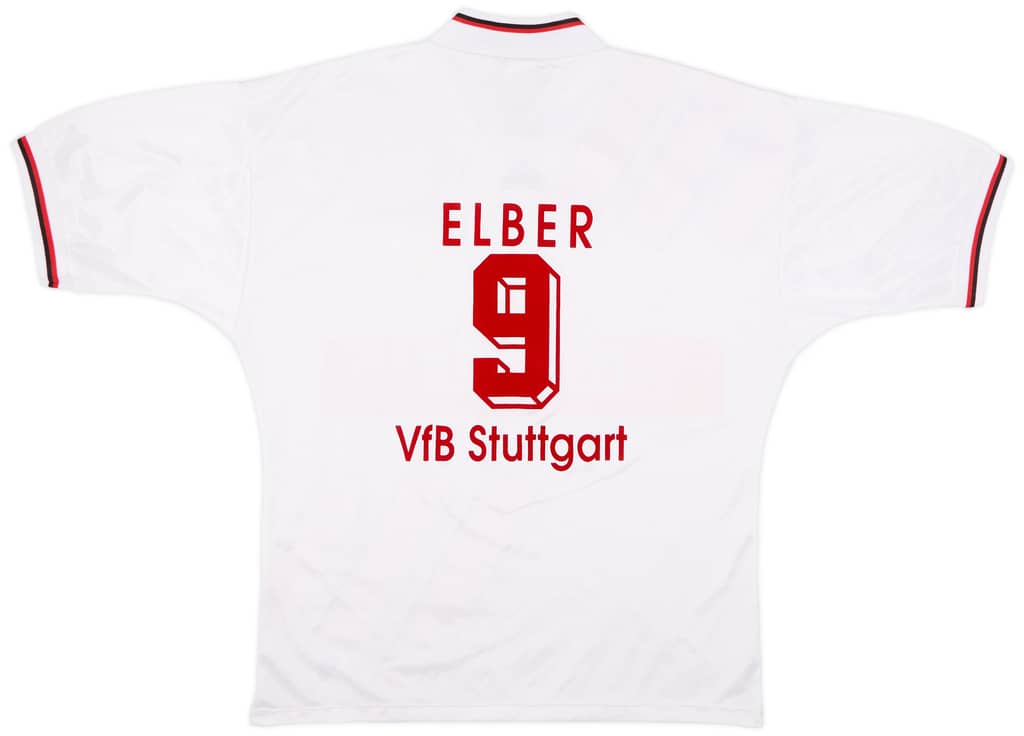 1993-95 Stuttgart Home Shirt Elber #9 - 6/10 - (XL)