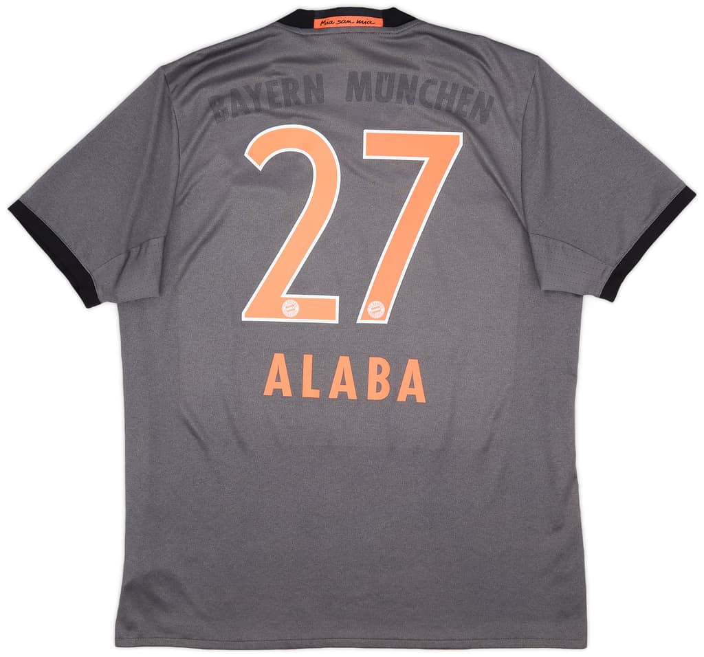 2016-17 Bayern Munich Away Shirt Alaba #27 - 4/10 - (L)