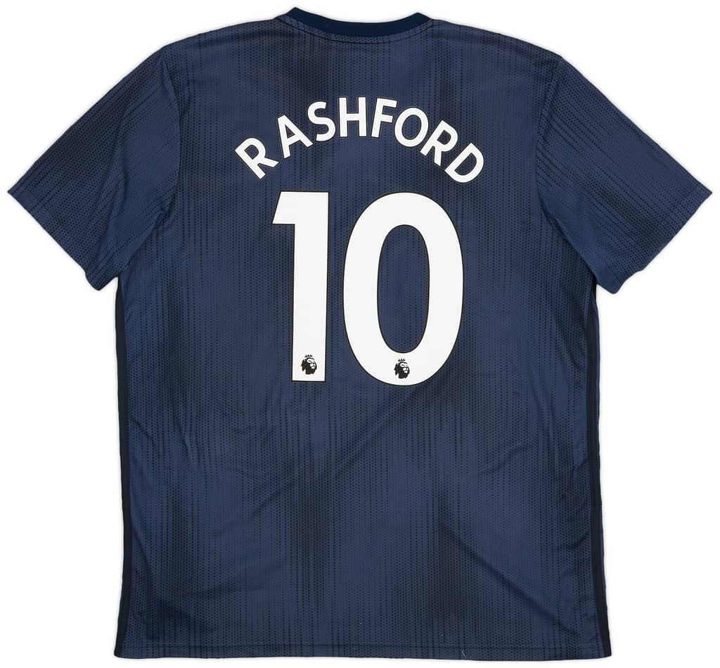 2018-19 Manchester United Third Shirt Rashford #10 - 9/10 - (XL)