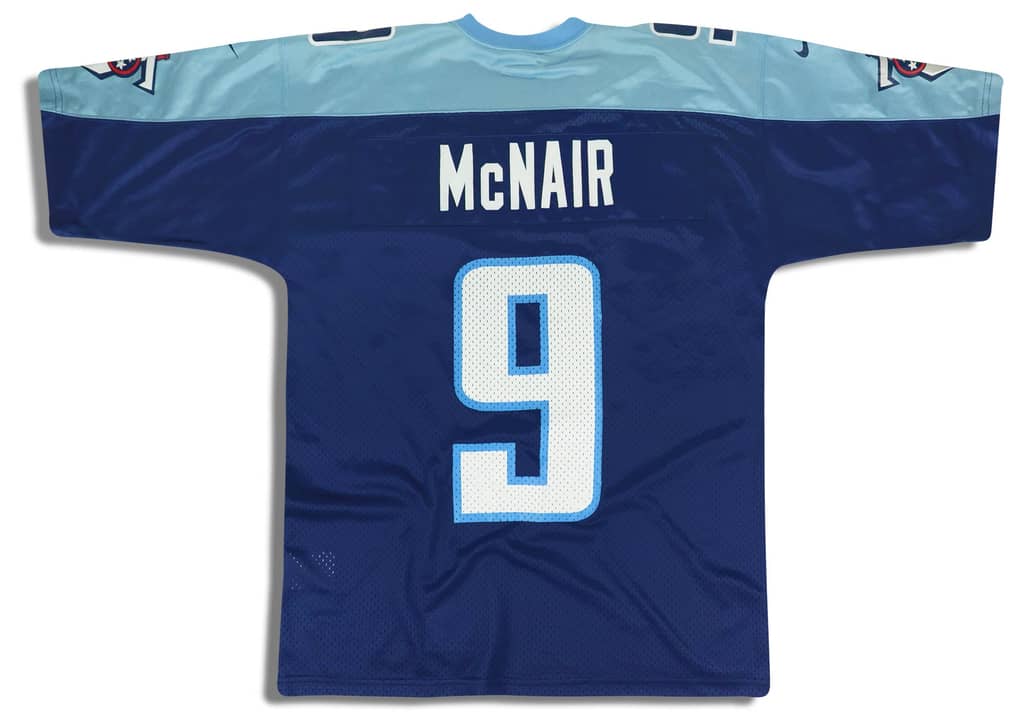 1999-00 Tennessee Titans McNair #9 Nike Jersey (Home) M
