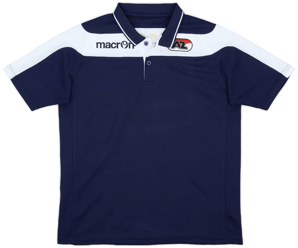 2012-13 AZ Alkmaar Macron Polo Shirt - 9/10 - (XL.Boys)