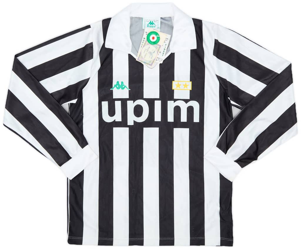 1991-92 Juventus Basic Home L/S Shirt (S)