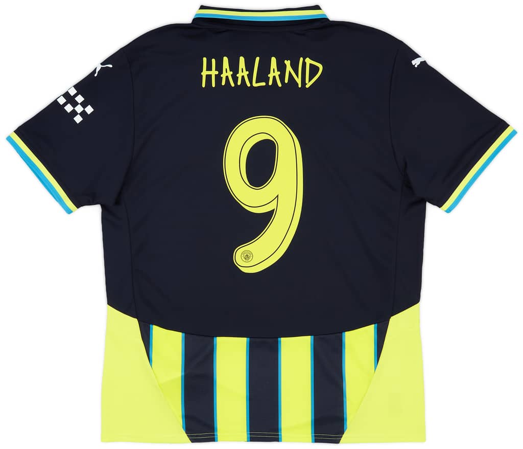 2024-25 Manchester City Away Shirt Haaland #9