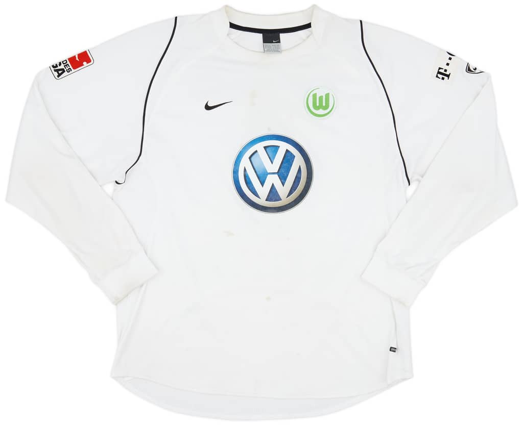 2006-07 Wolfsburg Match Issue Away Shirt Madlung #4