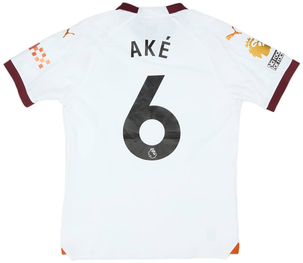 2023-24 Manchester City Match Issue Away Shirt Aké #6