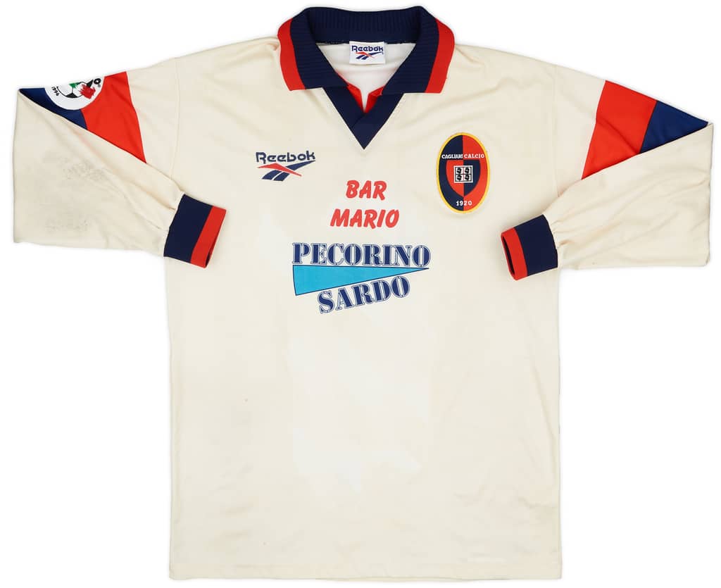 1996-98 Cagliari Match Issue Away L/S Shirt #20