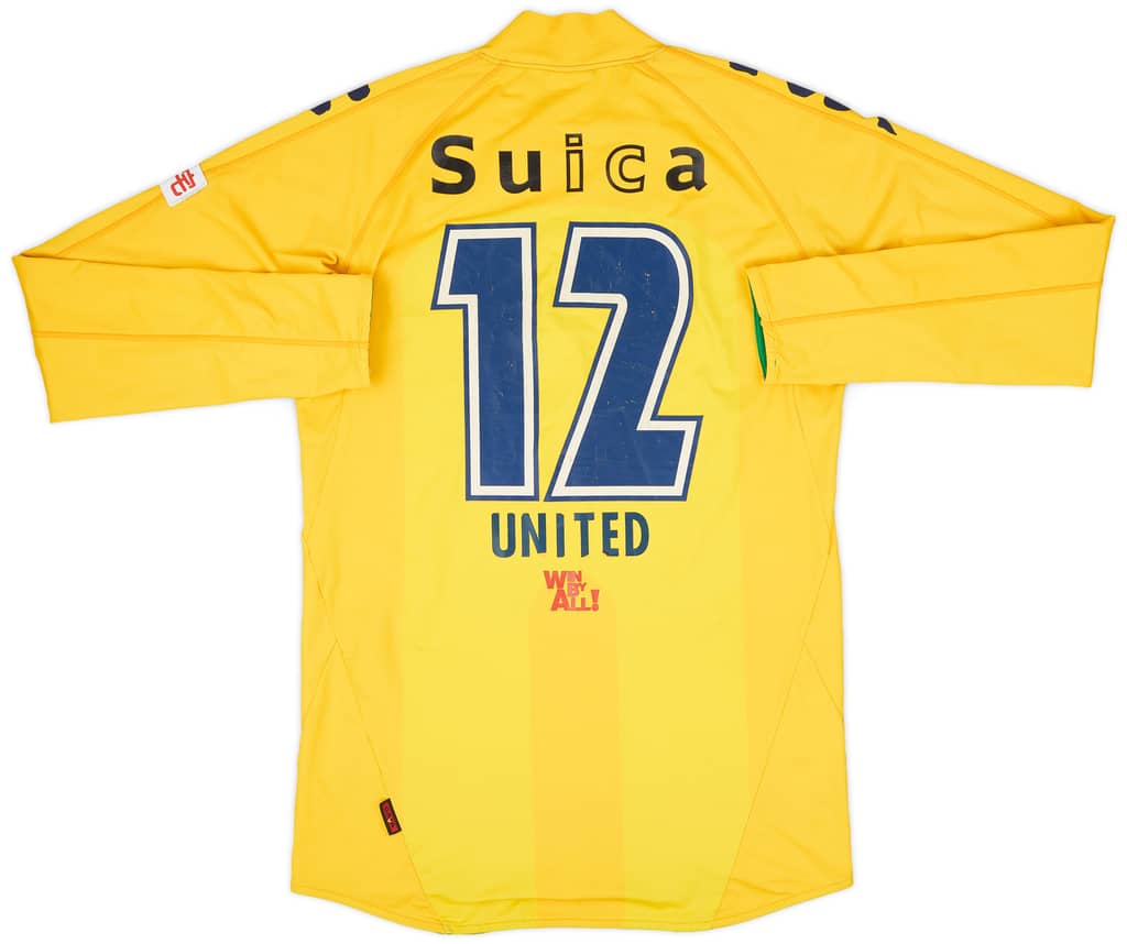 2009 JEF United Home L/S Shirt #12 - 7/10 - (L)