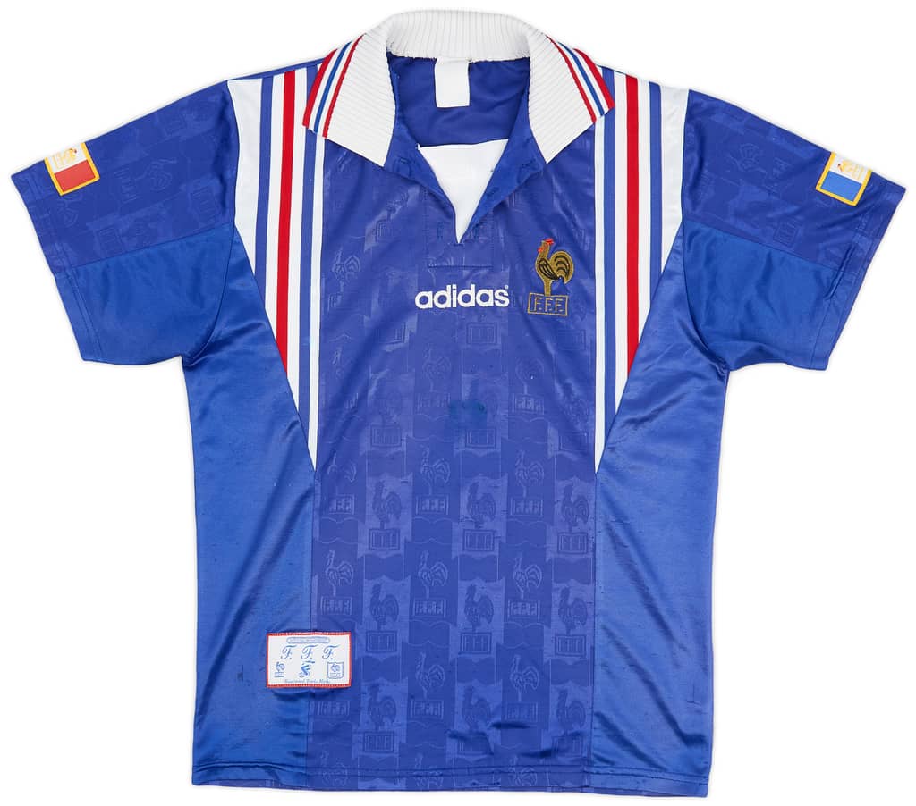 1996-98 France Home Shirt - 6/10 - (S)