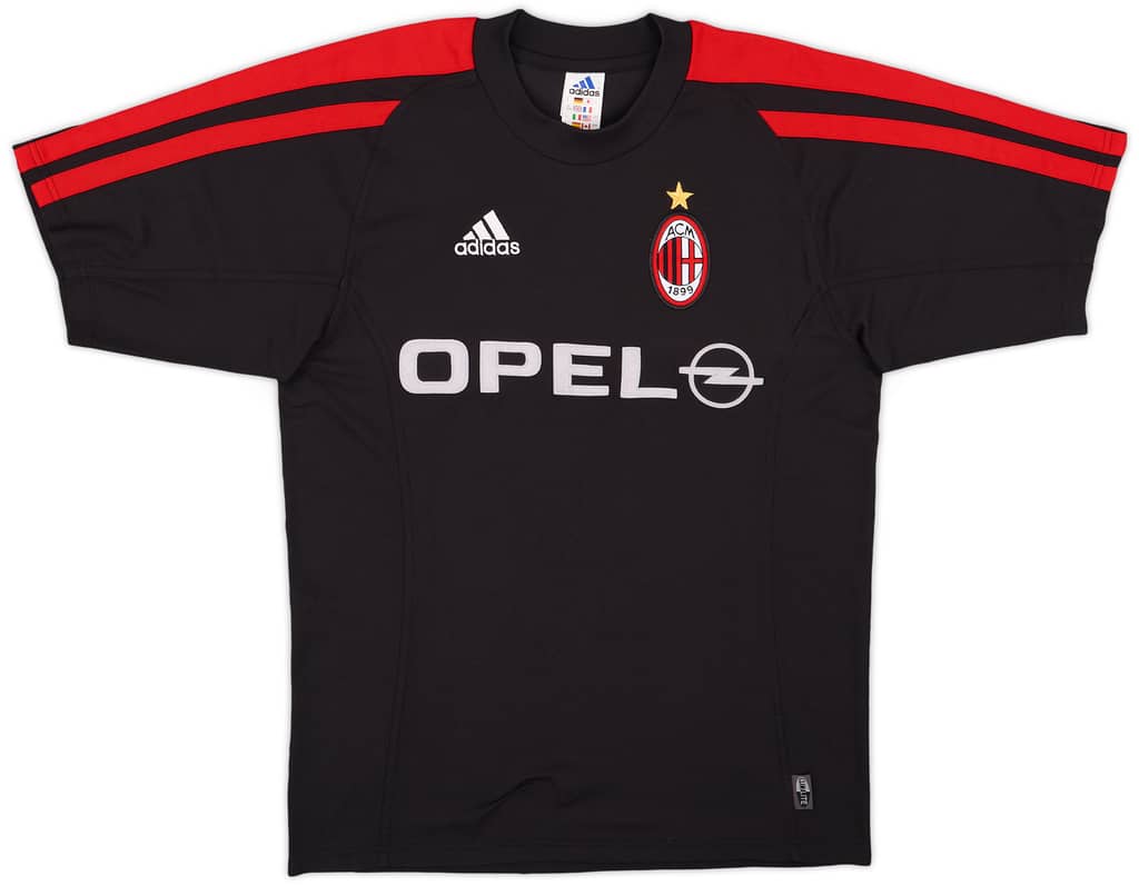 2001-02 AC Milan adidas Training Shirt - 8/10 - (S)
