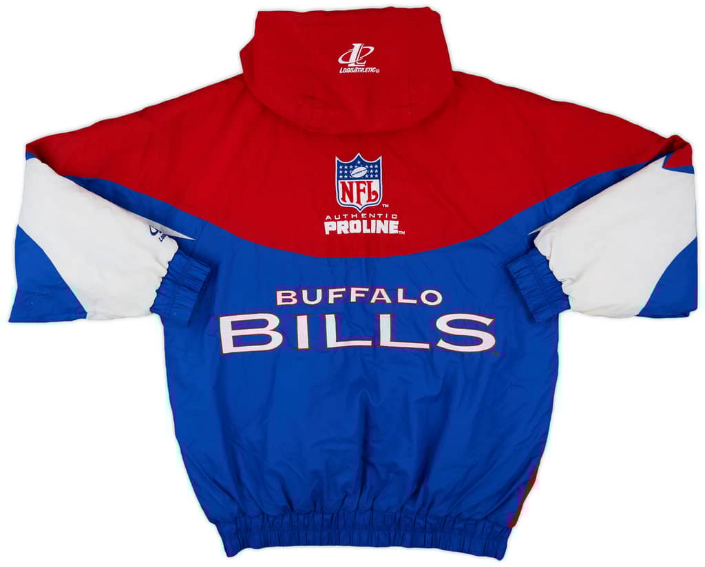 1990s Buffalo Bills Logo Athletic Rain Coat - 8/10 - (M)