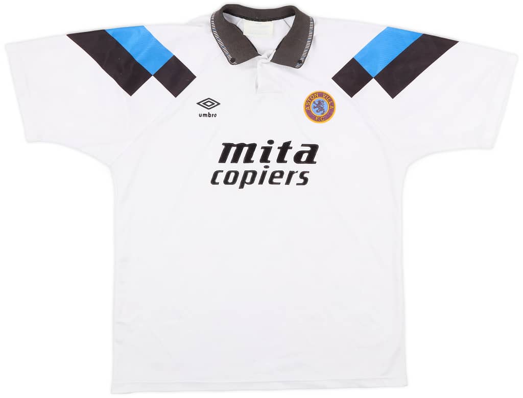 1990-92 Aston Villa Away Shirt - 6/10 - (XL)