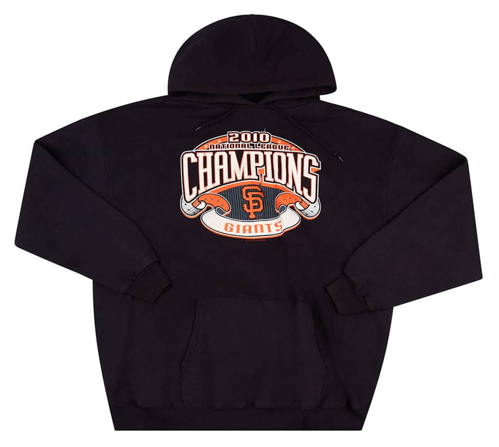 2010 San Francisco Giants NL Champions MLB Hooded Sweat Top XL