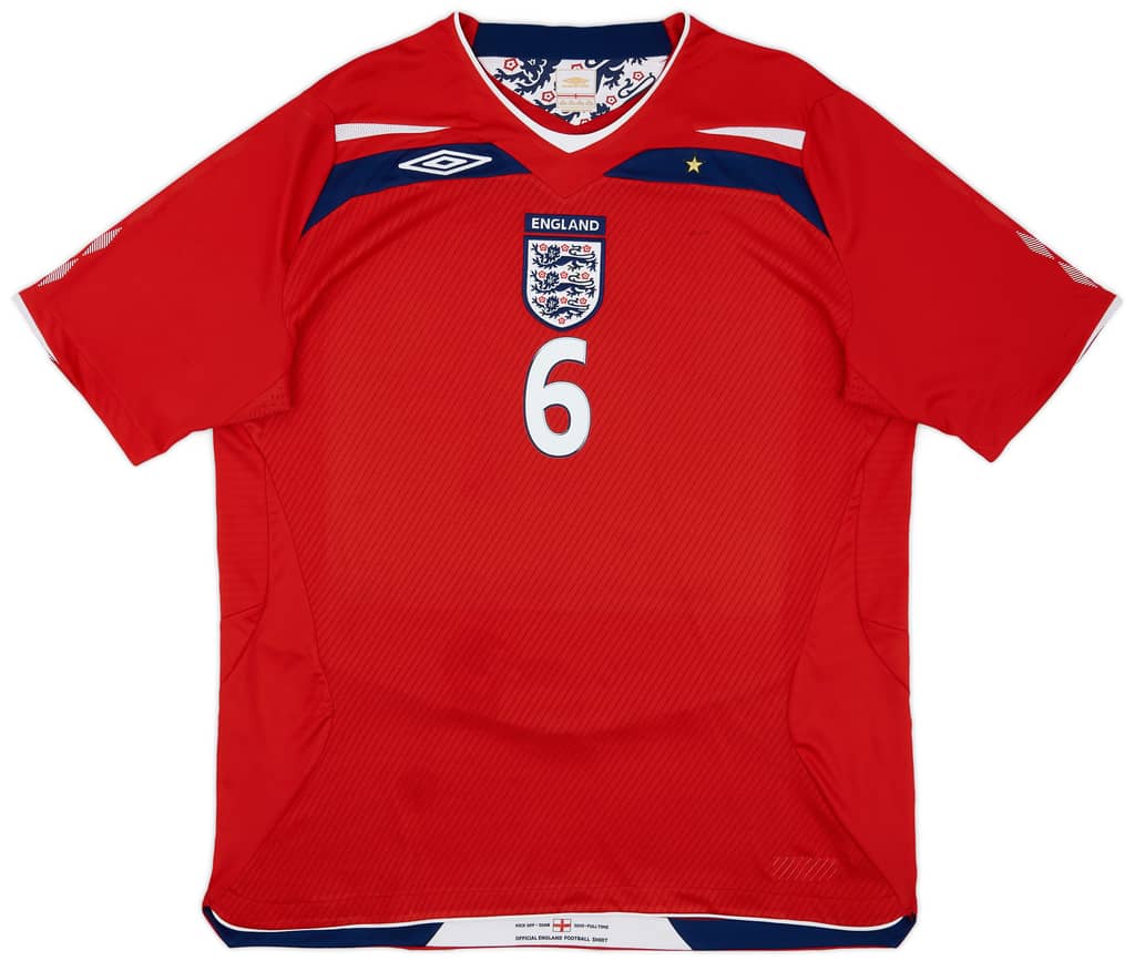 2008-10 England Away Shirt Terry #6 - 8/10 - (XL)