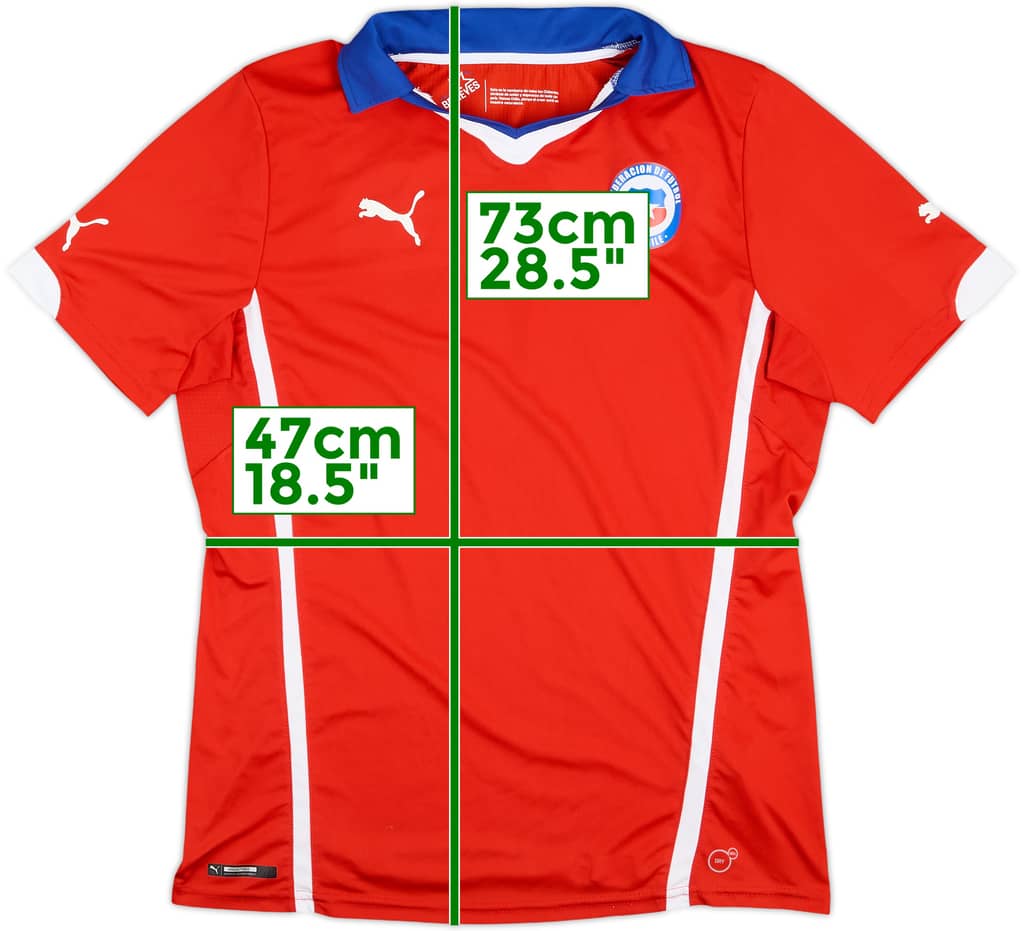 2014-15 Chile Home Shirt - 7/10 - (L)