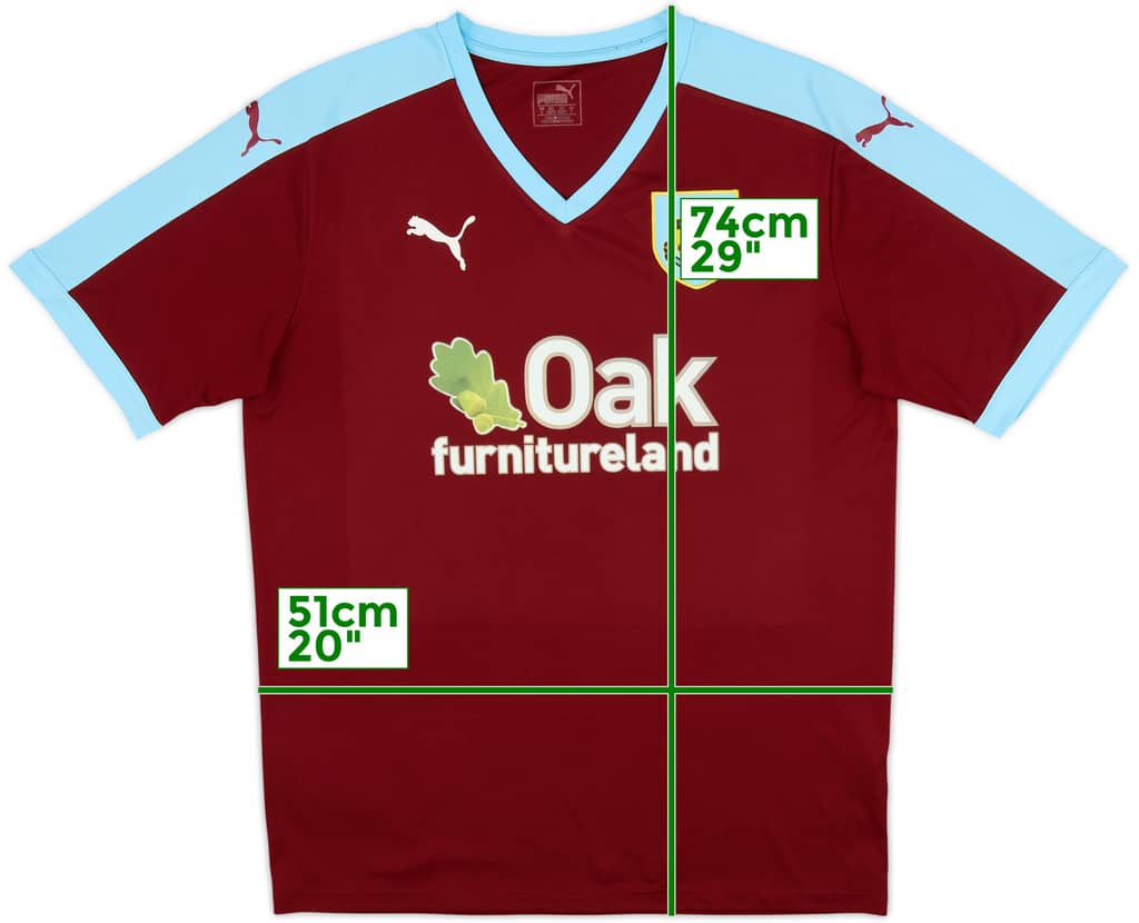 2015-16 Burnley Home Shirt - 7/10 - (L)