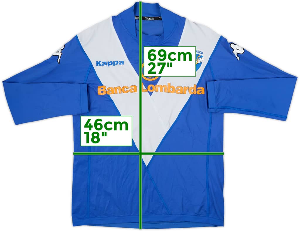 2004-05 Brescia Home L/S Shirt - 5/10 - (L)