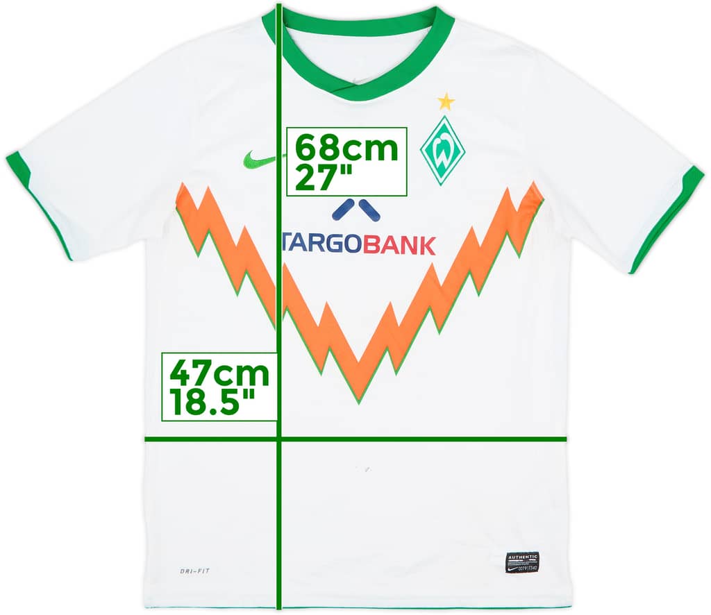 2010-11 Werder Bremen Away Shirt - 6/10 - (XL.Boys)