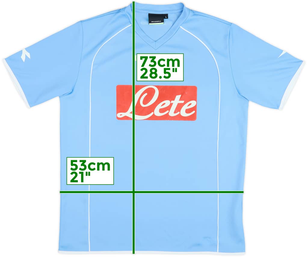 2006-07 Napoli Home Shirt - 6/10 - (L)