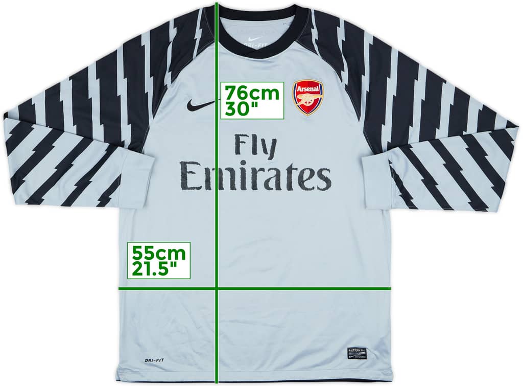 2010-11 Arsenal Grey GK Shirt - 4/10 - (L)
