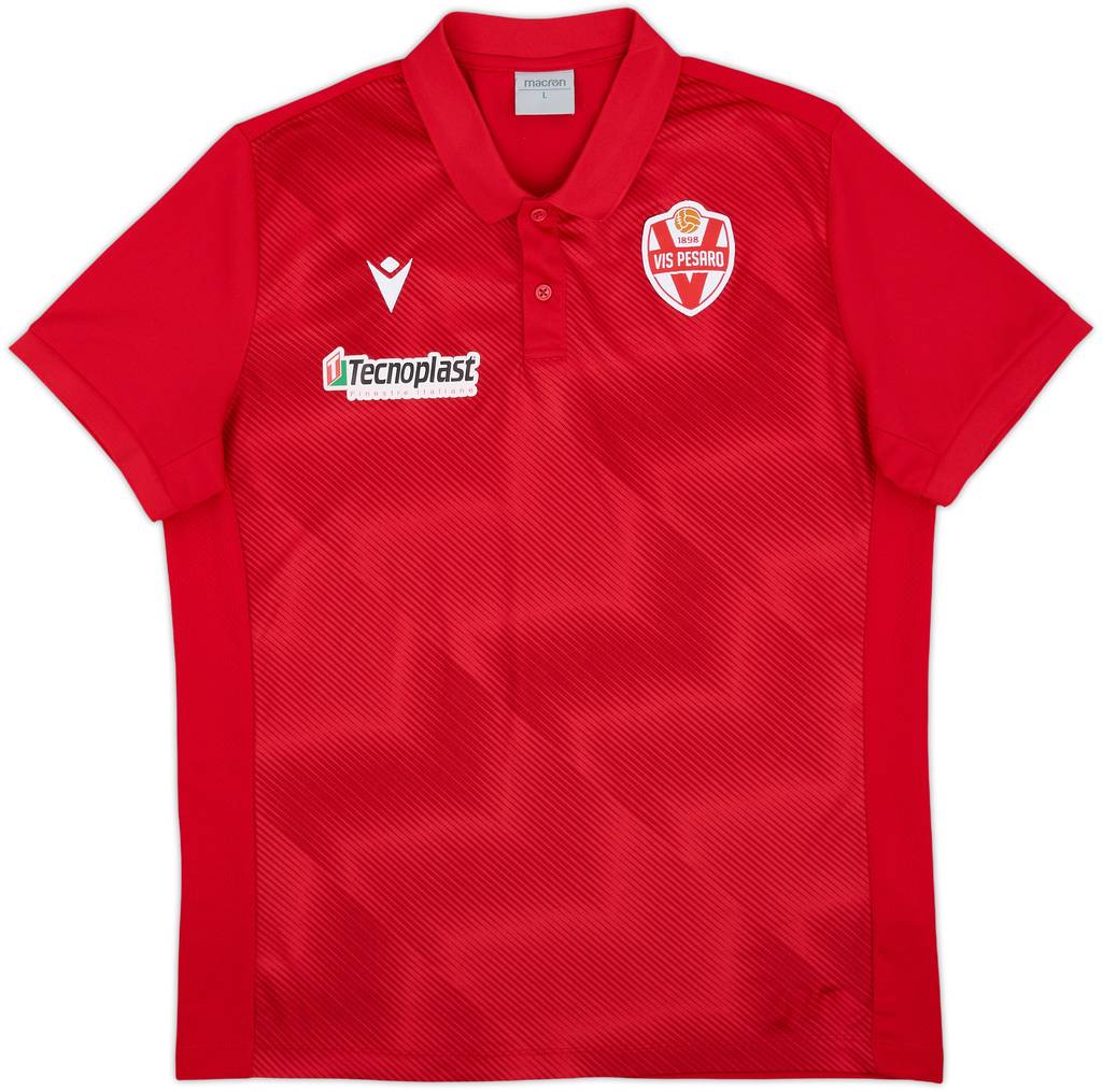 2021-22 Vis Pesaro Macron Polo Shirt - 8/10 - (L)